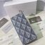 DIOR Vertical Long Wallet Dior CD Diamond Canvas กระเป๋าสตางค์ใบยาว พร้อมส่งที่ไทย ภาพสินค้าถ่ายจากงานขายจริง ใช้งานต่างประเทศได้