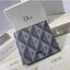 DIOR Wallet CD Diamond Canvas กระเป๋าสตางค์ใบสั้น พร้อมส่งที่ไทย ภาพสินค้าถ่ายจากงานขายจริง ใช้งานต่างประเทศได้