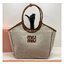 MIU MIU IVY TOTE DENIM BAG LARGE 34cm กระเป๋าถือ/สะพายทรงโท้ทใบใหญ่ คิ้วท์สุด จุของได้เยอะ เกรดออริ 1:1 ใช้งานต่างประเทศได้ ภาพถ่ายจากงานขายจริง