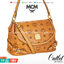 M.C.M Gold Visetos Small Crossbody Bag กระเป๋าสะพายข้างที่เหมาะกับทุกโมเม้นต์ของการเดินทาง และการใช้ชีวิตประจำวัน สีคอนยัคออริจินัลพิมพ์ลาย Visetos เพื่อความคลาสสิก ทุกสไตล์ด้วยทรงเอกลักษณ์เฉพาะรุ่น ลองถือด้วยมือหรือสายแบบคาดลำตัวถอดออกได้ช่วยให้สาม