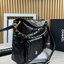 30cm LARGE CHANEL HOBO HANDBAG Shiny Leather & Gold-Tone Metal กระเป๋าทรงโฮโบใบใหญ่ งานหนังเต็มใบ เกรดออริ สลับแท้ 1:1 ใช้งานต่างประเทศได้