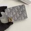 DIOR Wallet / DIOR SADDLE FLAP CARD HOLDER กระเป๋าใส่เหรียญใส่การ์ดงานหนังแท้และผ้าแจ็คการ์ด อะไหล่ทอง มาพร้อม กล่อง ถุงผ้า ถุงกระดาษ พร้อมส่งที่ไทย ภาพสินค้าถ่ายจากงานขายจริง ใช้งานต่างประเทศได้