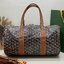 ORI หนังแท้ | Goyard Barrel 40 Sports Bag กระเป๋าสะพายทรง Keepall ใบใหญ่ ดีไซน์สปอร์ต ภายในโล่งกว้าง จุของได้เยอะ มีหูจับด้านบน เพิ่มฟังชั่นหูหิ้วด้านข้าง สะดวกใช้งาน