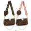 VIP GIFT 】LOUIS VUITTON MULTI-POCHETTE ACCESSOIRES Monogram พร้อมส่งที่ไทย 3 สีคลาสสิค