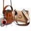 FENDI Mon Tresor Mini Leather Bucket Bag / FENDI Bucket Bag พร้อมส่ง กระเป๋าถือหรือสะพายข้างทรงบัคเก็ต ทรงขนมจีบ ลายแบรนด์ อะไหล่ทองหรูหรา