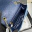 8" CHANEL Flap Bag Denim / Chanel Classic Handbag Blue Washed Denim & Gold-Tone Metal กระเป๋าทรงคลาสสิคเดนิม
