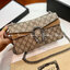 25CM หนังแท้ GUCCI Dionysus GG Supreme mini bag ฮอตไอเท็ม รุ่นนี้ขายดีขายหมด สวยหรู คุณหนู ผู้ดีมาก!! นานๆ มาจะมาน้าา รุ่นหายากค่ะ กระเป๋าสะพายข้าง ดีไซน์อยู่ทรง ขนาดกำลังสะดวกใช้สำหรับสาว วัสดุหนังแท้เต็มใบ ภายในแบ่งสัดส่วนได้เป็นอย่างดี งานจริงดีงาม สาว