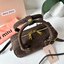MIU MIU Arcadie padded suede top-handle bag กระเป๋าถือ/สะพาย คอลใหม่ล่าสุด รุ่นฮอทดีไซน์เหลี่ยม งานกำมะหยี่หนังกลับสวยละมุน น่ารักน่าใช้มากค่ะ