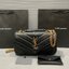 ORI | หนังแท้ 25cm YSL loulou small in matelassé กระเป๋าสะพายทรงสวยคลาสสิค มาพร้อมใบเล็กใส่การ์ด งานหนังแท้สมผัสนุ่มมือตะเข็บเย็บลายเชฟรอนสวยเป็นเอกลัษณ์