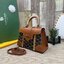 10 สี ORI หนังแท้ | GOYARD Saïgon Souple Mini Bag 20cm กระเป๋าถือ/สะพายดีไซน์หูจับไม้เป็นเอกลักษณ์ที่สวยหรูหราสง่างาม