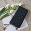 พร้อมส่งรุ่นขายดี! Don't Miss! Chanel Beaute Wallet Complimentary VIP Gift With Purchase (GWP) กระเป๋าสตางค์พรีเมี่ยมกิ๊ฟ จาก Chanel Cosmetic Counter Duty free วัสดุหนังคาเวียร์สวยหรูเปิดปิดด้วยซิปสะดวกใช้ ด้านหน้าประดับโลโก้แบรนด์อะไหล่ทอง ภายในมีช่