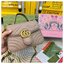 GUCCI GG Marmont mini top handle bag กระเป๋าสะพายข้างรุ่นคลาสสิค ดีไซน์ใหม่พร้อมหูจับในตัว ใช้งานง่าย สายสะพายยาวถอดได้ ถือออกงานก็ปัง สะพายเป็น Every Look ก็เลิศมาก สวยหรูดูแพง อัพลุคได้สบายๆ