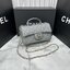 ORI หนังแท้ | CHANEL Classic Flap Bag TopHandle 20cm กระเป๋าสะพายคคลาสสิกพร้อมหูจับ หรูหราระดับตำนาน สวยงามเหนือกาลเวลา