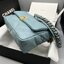 CHANEL 19 HANDBAG กระเป๋าสะพายดีไซส์คลาสสิคหนังแท้นิ่มเงาสวย เกรดออริ ท็อป สลับแท้ 1:1 เกรดดีสุด ผ่านทุก ตม ใช้งานต่างประเทศได้