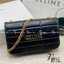 CELINE CHAIN SHOULDER BAG MATELASSE MONOCHROME ภาพสินค้าถ่ายจากงานขายจริง ใช้งานต่างประเทศได้