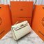 ORI หนังแท้ | Hermes Mini Kelly Pochette 20cm จิ๋วแต่แจ๋ว ราคาพุ่งยิ่งกว่าทอง กระเป๋าสะพายที่สุดแห่งหรูหราลัคชู นิยามของความสง่างามเหนือกาลเวลา