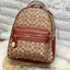 COACH LARGE SIGNATURE CAMPUS BACKPACK (32754) กระเป๋าสะพายหลังแบบมีหูหิ้ว หนังแท้อย่างดี หนังสมูทมากๆค่ะ พร้อมสีสุดคลาสสิค! ด้านหน้ามีช่องซิปขนาดกลางให้หนึ่งช่อง เปิดปิดช่องหลักแบบซิปคู่ ภายในกว้างมากๆค่ะ ใส่ได้เยอะทีเดียว มีช่องซิปและช่องเล็กใส่ของจุกจิก