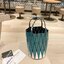 BAOBAO ISSEY MIYAKE BUCKET BAG / BAOBAO BASKET / ZIG-ZAG PATTERN TRIANGLE BASKET HANDBAG ภาพสินค้าถ่ายจากงานขายจริง ใช้งานต่างประเทศได้ค่ะ
