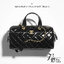 ORI หนังแท้ | Chanel Large Bowling Bag Crumpled Leather / Chanel Keepall Bag กระเป๋าถือ กระเป๋าสะพายรุ่นใหม่ล่าสุด ดีไซน์หนังยับเงา รูปแบบเรียบหรูหราใช้งานง่าย สวยงามตามแบบฉบับแบรนด์
