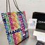 VIP 】CHANEL Large Shopping Bag กระเป๋าสะพายทรงชอปปิ้งสวยทุกมุมมอง รุ่นเข้าใหม่ พิมพ์ลายแน่นมากกก ต้อนรับปีใหม่ ด้วยโทนสีสดใส ใบใหญ่กำลังดี จุของได้เยอะใส่เอกสารA4 หนังสือของใช้ได้ ตอบโจทย์จริงๆค่ะ! Rare items เด็ดๆแบบนี้ควรค่าเเก่การสะสมสาวก Chanel GWP ห้