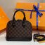 LV Alma BB Damier Ebene Handbag กระเป๋าถือสะพาย เกรดออริ 1:1 ใช้งานต่างประเทศได้