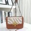 ของแท้ 💯% 】TORY BURCH ‘ELEANOR’ SHOULDER BAG กระเป๋าสะพายข้าง ไซส์กำลังน่ารัก วัสดุทำจากผ้าCanvas สลับหนังแท้ ฝาพับเปิดปิดด้วยแผ่นแม่เหล็ก