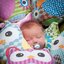 Cute Red Heart Owl Baby Pillow ของเล่นผ้าเสริมพัฒนาการมือสอง