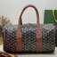 ORI หนังแท้ | Goyard Barrel 40 Sports Bag กระเป๋าสะพายทรง Keepall ใบใหญ่ ดีไซน์สปอร์ต ภายในโล่งกว้าง จุของได้เยอะ มีหูจับด้านบน เพิ่มฟังชั่นหูหิ้วด้านข้าง สะดวกใช้งาน