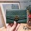 TORY BURCH KIRA MIXED MATERIALS MEDIUM FLAP WALLET กระเป๋าสตางค์ใบกลาง รุ่นยอดนิยม ดูหรูหรา ดูแพง ดีไซน์คลาสสิค ขนาดกำลังพอเหมาะ