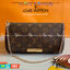 VIP 】หนังแท้ LOUIS VUITTON Monogram Favorite PM Multicolor Damier Ebene Canvas Cross Body Bag
