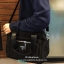 PRADA NYLON BOWLING BAG GIFT WITH PURCHASE GWP Limited edition พรีเมี่ยมกิ้ฟจากเคาน์เตอร์แบรนด์ต่างประเทศวัสดุ Nylon เนื้อหนาคุณภาพดีตามแบบฉบับแบรนด์ ด้านหน้ามี2ช่องซิปและโลโก้แบรนด์ ด้านข้างมีช่องใส่ของ ด้านหลังมี1ช่องซิป หูจับสะพายไหล่ได้ พร้อมสายสะพายย