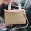 Coach Disney X Tilly Top Handle In Signature with Dalmatian Blossom/Light Khaki Multi Coated Canvas Satchel กระเป๋าถือและสะพายข้างรุ่นลิมิเตด คอลเลคชั่น Disney น่ารักมากค่ะ ใส่กระเป๋าสตางค์ใบยาวได้