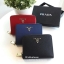 New Item! สำหรับสาวๆที่ชอบถือ *กระเป๋าสตางค์ใบเล็ก ขอแนะนำ Prada Short Saffiano wallet กระเป๋าสตางค์สั้น ขนาดกะทัดรัด เปิดปิดด้วยซิป อะไหล่ทอง ปั้มแบรนด์ ทั้งใบ *จุดเด่น มีช่องใส่รูปถ่าย ใส่บัตรได้หลายช่อง ด้านในมีช่องซิปแยกอีก1ช่องค้า อีกหนึ่งไอเท็มที่ *