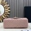 ORI หนังแท้ | Chanel Classic Flap Bag กระเป๋าสะพายรุ่นคลาสสิก สายประดับบอลโลโก้สวยหรูอะไหล่สีทองสวยงาม