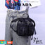 Prada Black Nylon Mini Double Buckle Backpack Crossbody Bag รุ่นนี้เป็นทรงเป้มินิน่ารักๆๆ ด้านในโล่งกว้าง ซับด้านในพิมพ์ลายแบรนด์ ใส่ของจุกจิง โทรศัพท์ กระเป๋าตังใบสั้น เครื่องสำอาง ได้แบบสบาย อะไหล่เงินทั้งใบ บอกเลยว่ารุ่นนี้สวย น่ารัก จะถือหรือสะพายก็ดู