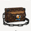 พรีเมี่ยมกิ๊ฟแท้ 100% 】หนังแท้ LOUIS VUITTON MINI SOFT TRUNK MONOGRAM