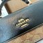 Coach Mini Josie Top Handle Crossbody In Blocked Signature Canvas (cc340) ใหม่ล่าสุด กระเป๋าสะพายหรือถือใบเล็กกระทัดรัด วัสดุหนังตัดขอบหนังแท้ ภายในช่องโล่งกว้างสามารถใส่โทรศัพท์ iPhonePro max ได้ มีช่องใส่บัตรเครดิต 2 ช่อง เปิดปิดด้วนกระดุมแป๊ก ซับในผ้า 