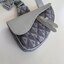 DIOR Saddle Bag Dior Gray CD Diamond Canvas and Smooth Calfskin / DIOR Saddle Belt Bag ภาพสินค้าถ่ายจากงานขายจริงใช้งานต่างประเทศได้