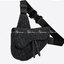 CHRISTIAN DIOR SADDLE BAG Black Dior Oblique Jacquard