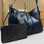 LV Bolso CarryAll Dark MM Handbag 40cm กระเป๋าสะพายใบใหญ่ เกรดออริ 1:1 ใช้งานต่างประเทศได้