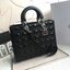 หนังแท้ LARGE LADY DIOR BAG Black Cannage Lambskin / Dior Lady Large พร้อมส่งที่ไทย งานหนังแท้ทั้งใบเกรดออริจินอล ภาพสินค้าถ่ายจากงานขายจริง ใช้งานต่างประเทศได้