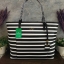KATE SPADE HYDE LANE STRIPED RILEY LEATHER TOTE BAG กระเป๋าสะพายทรง Tote Bag หนังสวยอยู่ทรง โดดเด่นที่สีทูโทนลายทางห้อยโลโก้ TAGcที่หูกระเป๋า ด้านหน้าประดับโลโก้ มี1ช่องใส่ของ ภายในมีช่องซิป และช่องใส่มือถือ กว้างและจุ ใส่ ipad notebook เอกสาร A4 กระเป๋าส