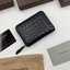 พรีเมี่ยมกิ๊ฟแท้ 100% 】หนังแท้ Bottega Veneta Intrecciato Nappa Short Zip Around Wallet