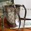 GUCCI Ophidia mini small GG bucket bag กระเป๋าถือหรือสะพายข้าง ขนาดเล็ก ทรงขนมจีบ วัสดุผ้าใบ+หนังแท้ พร้อมแถบลายทางสีเขียวและสีแดงด้านล่าง ด้านในโล่ง มี1ช่องเล็ก สายยาวถอดสายไม่ได้ ปรับระดับได้ ใบนี้เรียบหรูดูดีสุดๆไม่ควรพลาดค่า