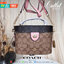 Coach KAY CROSSBODY IN BLOCKED SIGNATURE CANVAS (COACH F78277) IM/BROWN KHAKI GOLD /BLACK