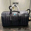 หนังแท้ M.C.M MONOGRAM TRAVEL BAG / M.C.M Ottomar Weekender Bag in Visetos พร้อมส่งที่ไทย The Travel Bag is perfectly sized for both long haul journeys and short trips to the gym. กระเป๋าเดินทาง หนังแกะแท้ ใช้ได้ทั้งหญิงชาย ภาพสินค้าถ่ายจากงานขายจริง ใช้ง