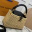 LV Wicker Capucines BB Bag / LV Capucines BB braided rattan Bag กระเป๋าถือพร้อมสายสะพายทรงบัคเก็ตสานขึ้นรูปสวยงามตามรูป เกรดออริ เทียบแท้ 1:1 ใช้งานต่างประเทศได้