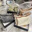 LOEWE Cubi Anagram Small Leather-trimmed Logo-jacquard / LOEWE HANDTASCHE 'CUBI ANAGRAM SMALL' HELLGRÜN คอลเลคชั่นยอดฮิต กับ 4 สีใหม่ล่าสุด กระเป๋าทรงพอช ใบกำลังสวย ดีไซน์ดีเทลน่ารัก