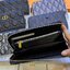 DIOR long wallet zipped กระเป๋าสตางค์ใบยาวซิปรอบ ไอเท็มสุดฮิต ติดทุกกระแส แรงไม่เคยตก รุ่น unisex สีไหนใครๆก็ใช้ได้หมด ❤️ ใบยาวขนาดกำลังเหมาะมือ