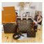LV MINI TOTE BAG box set 5 in 1 จัดเลยค่า ชุดกระเป๋าเซ็ท4ใบ จัดเป็นพร้อมกล่องผ้าพันสวยหรูให้เป็นของขวัญคนรับถูกใจแน่นอนจ้า ทรงสวยใช้งานง่าย มีราคาดีมากค่า ขนาดกำลังดีเลยค่า ถือก็หรู สะพายก็เริสค่า box set ชวนสะสม